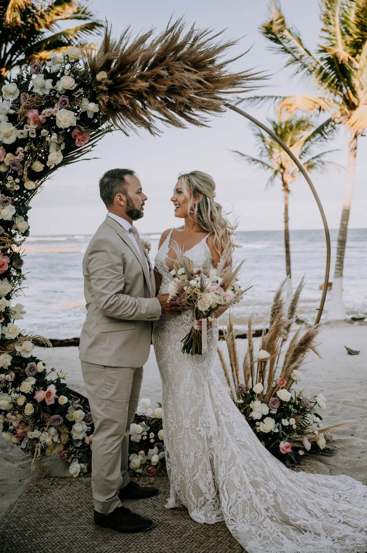 Mexico Professional Wedding Hair and Air Brush Makeup