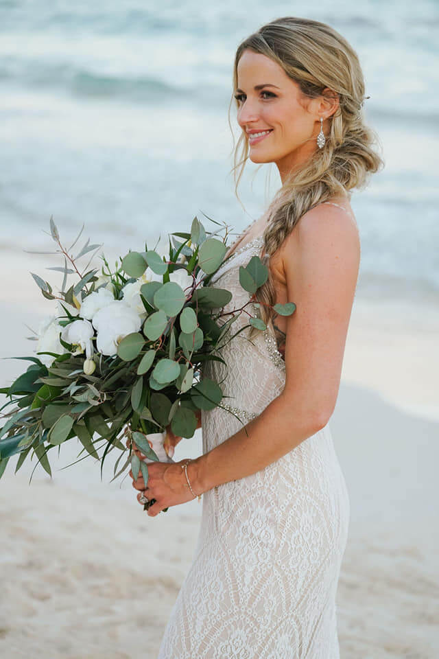 Mexico Professional Wedding Hair and Air Brush Makeup
