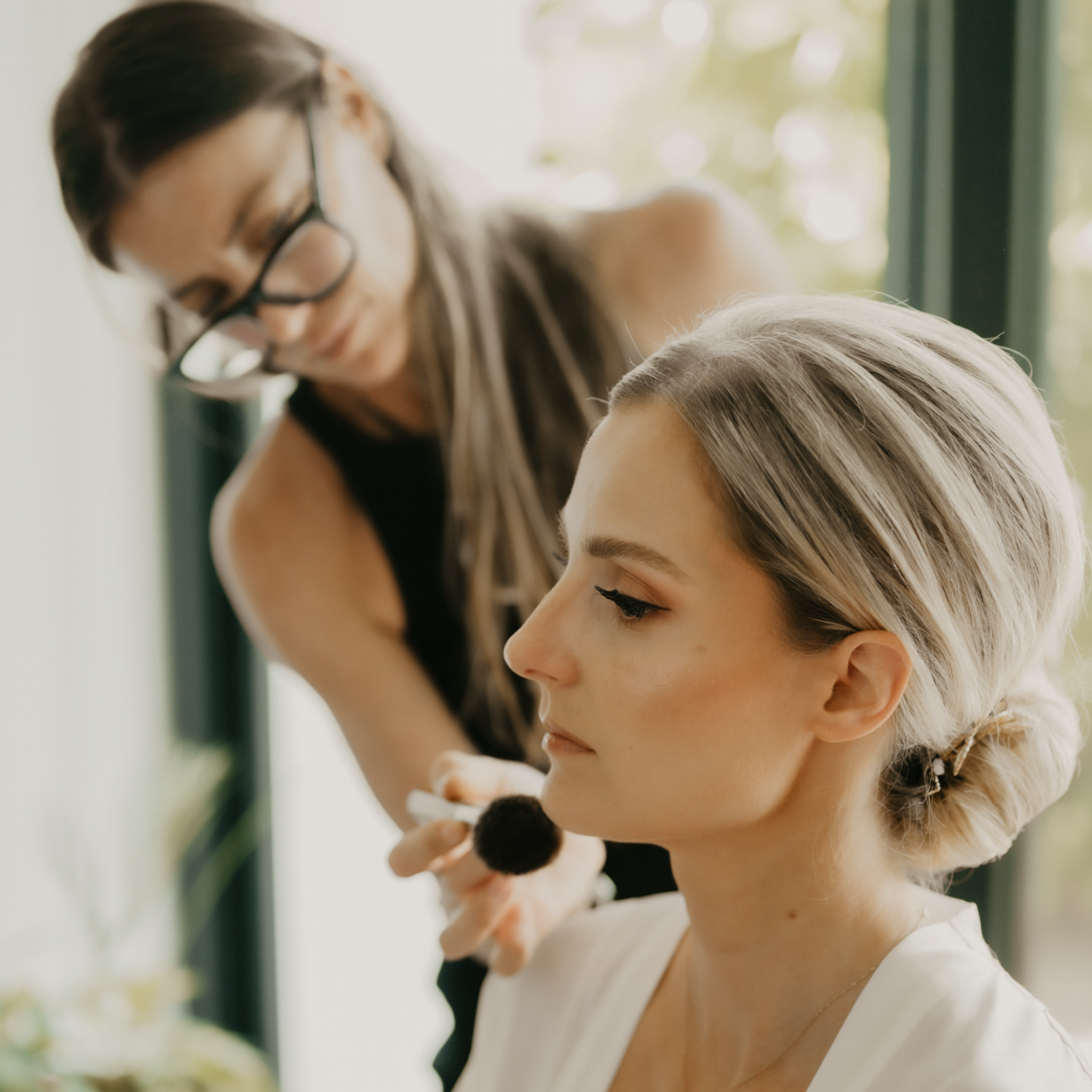 Natural bridal makeup look by Sarah Garnier & Co. at Blue Venado Weddings, Mexico