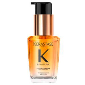 Kerastase Elixir Ultime wedding hairstyling product used by Sarah Garnier & Co. in Riviera Maya Mexico