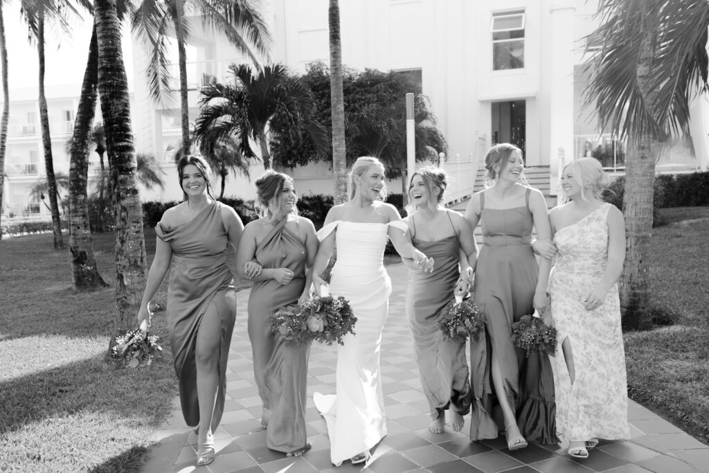 Bridal touch up services by Sarah Garnier Hair & Makeup Team in Cancun, Mexico